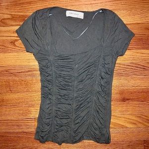 RARE ZARA Square Neck Line Ruched Top